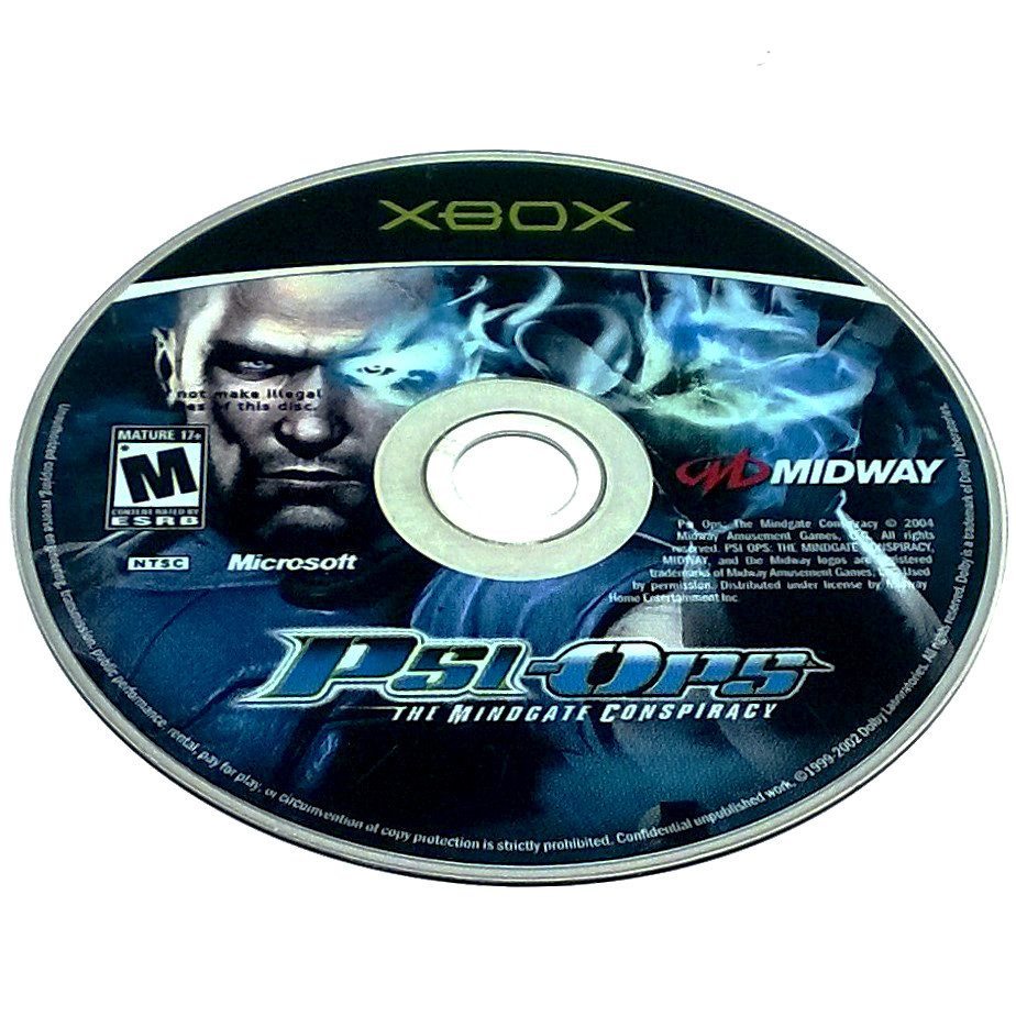 Psi-Ops: The Mindgate Conspiracy for Xbox - Game disc