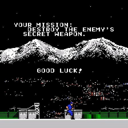 Rush'n Attack NES Nintendo Game - Screenshot