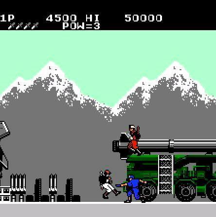 Rush'n Attack NES Nintendo Game - Screenshot