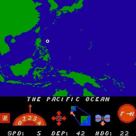 Silent Service NES Nintendo Game - Screenshot