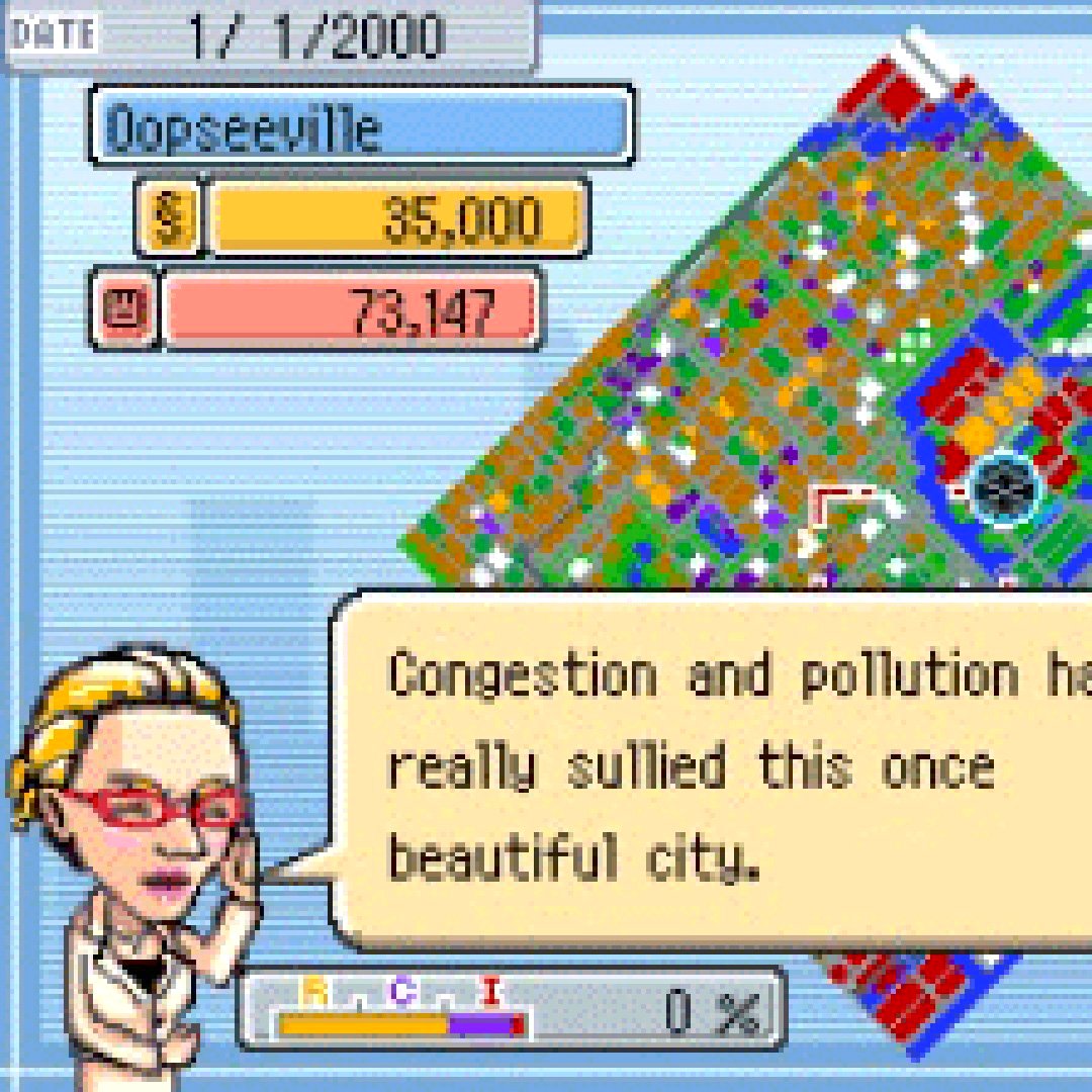 SimCity DS Nintendo DS Game - Screenshot 3