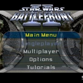Star Wars: Battlefront II PlayStation Portable PSP Game - Titlescreen