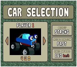 Stunt Race FX SNES Super Nintendo Game - Screenshot