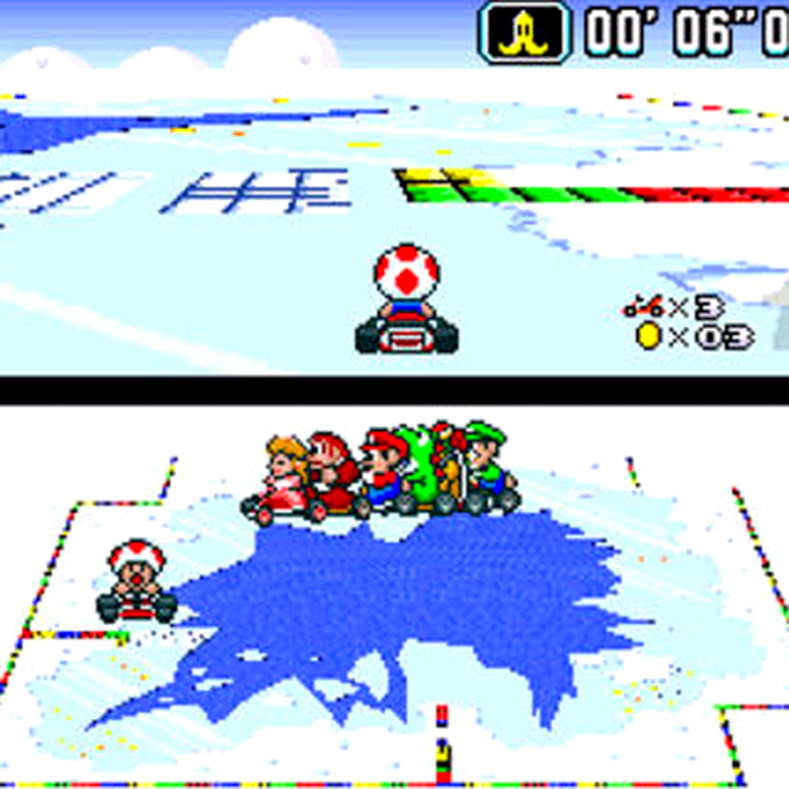 Super Mario Kart SNES Super Nintendo Game - Screenshot