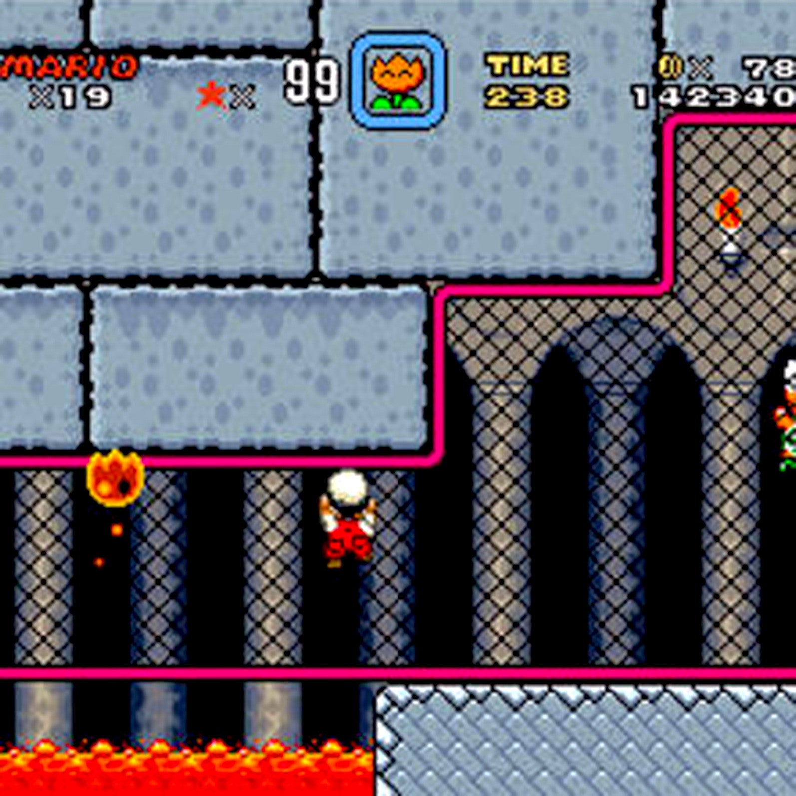 Super Mario World SNES Super Nintendo Game - Screenshot