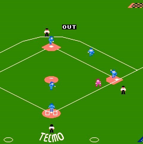 Tecmo Baseball NES Nintendo Game - Screenshot