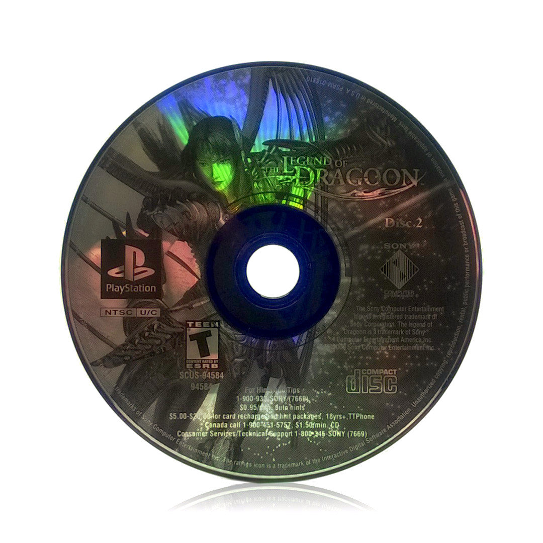 The Legend of Dragoon Sony PlayStation Game - Disc 2