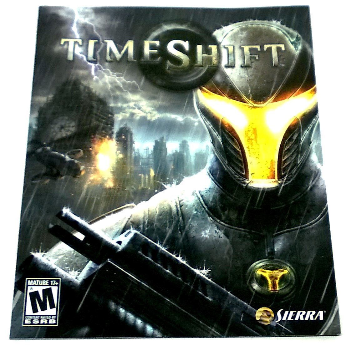 TimeShift for PlayStation 3 - Front of manual