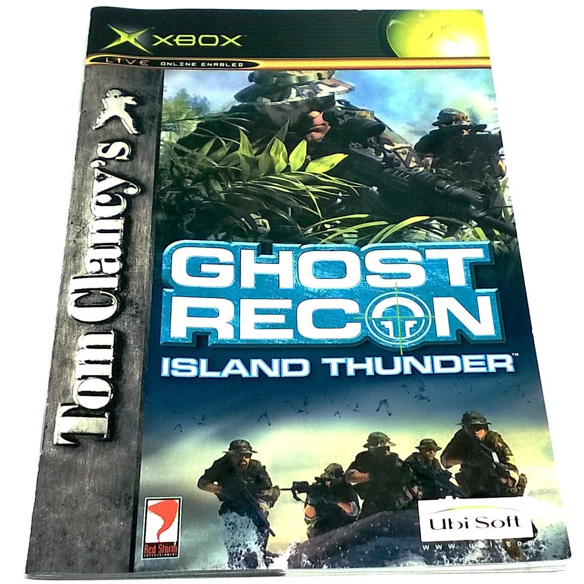 Tom Clancy's Ghost Recon: Island Thunder for Xbox - Front of manual