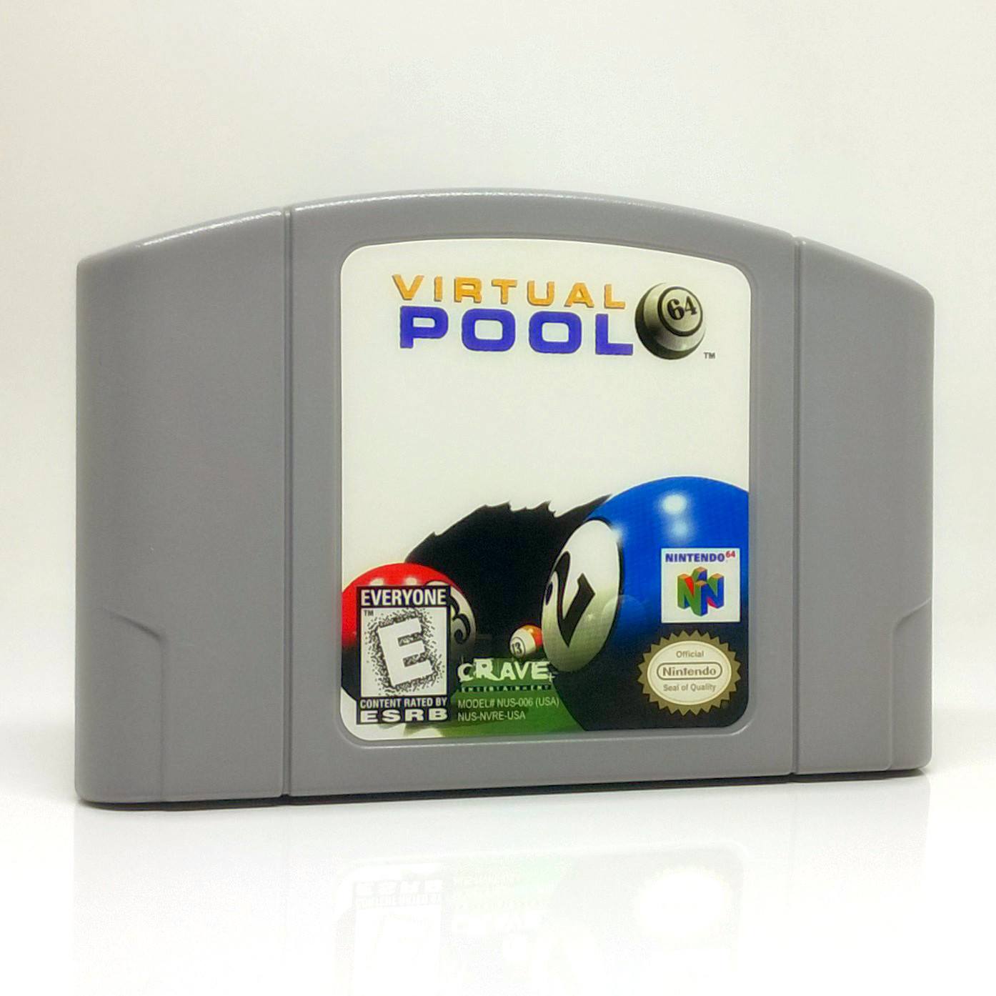 Virtual Pool 64 Nintendo 64 N64 Game