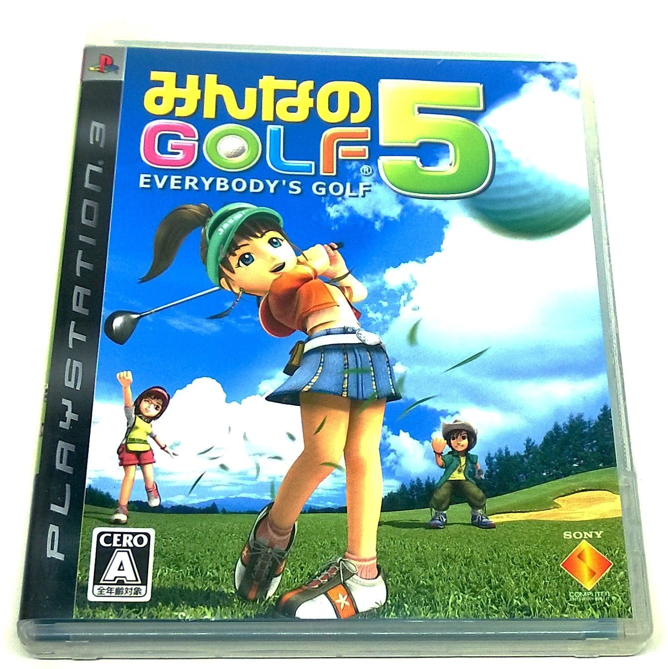 Minna no Golf 5 for PlayStation 3 (import) - Front of case
