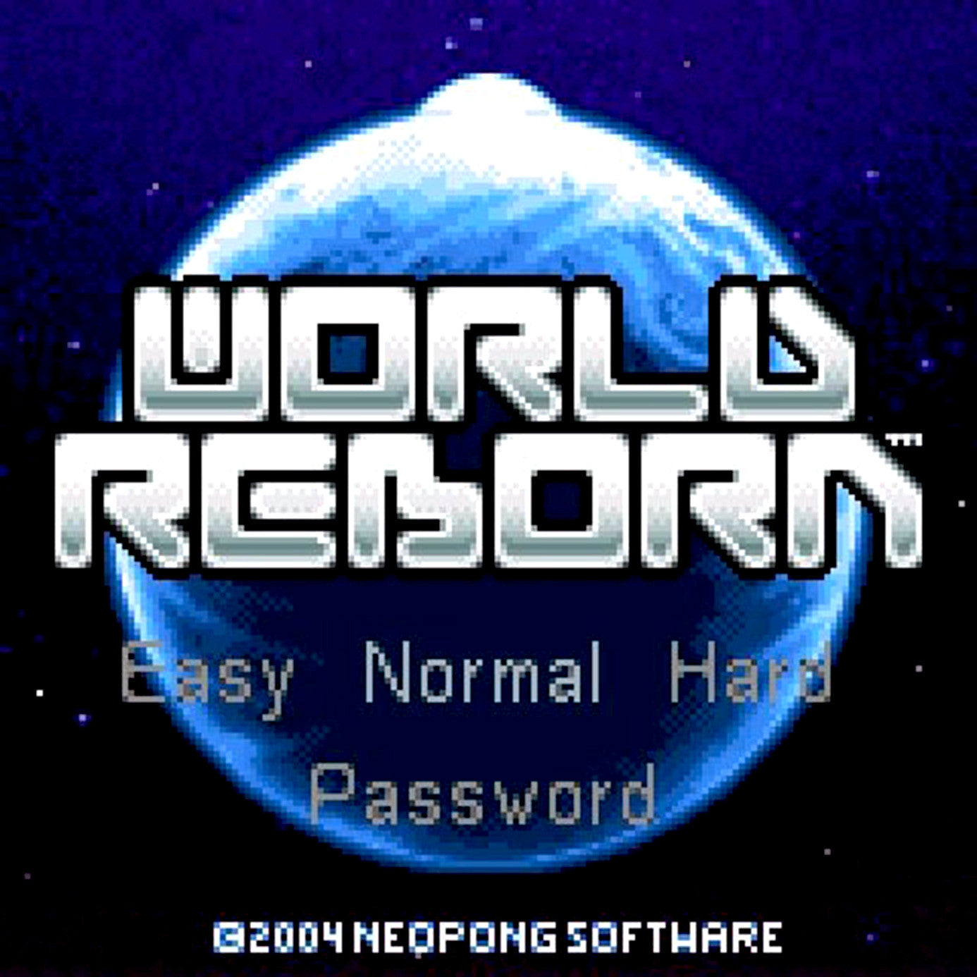 World Reborn Nintendo GBA Game Boy Advance Game - Screenshot