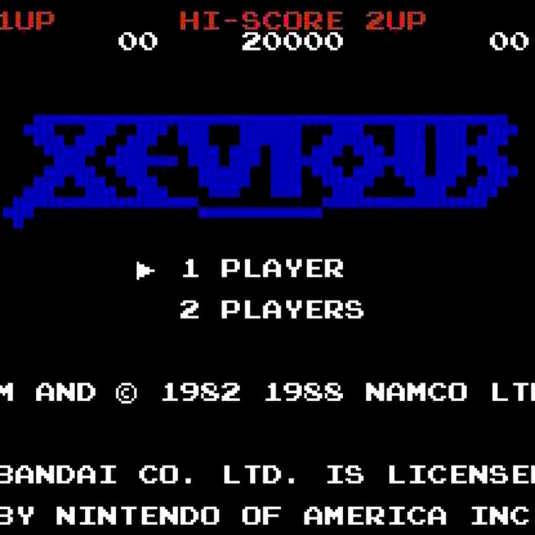 Xevious NES Nintendo Game - Screenshot
