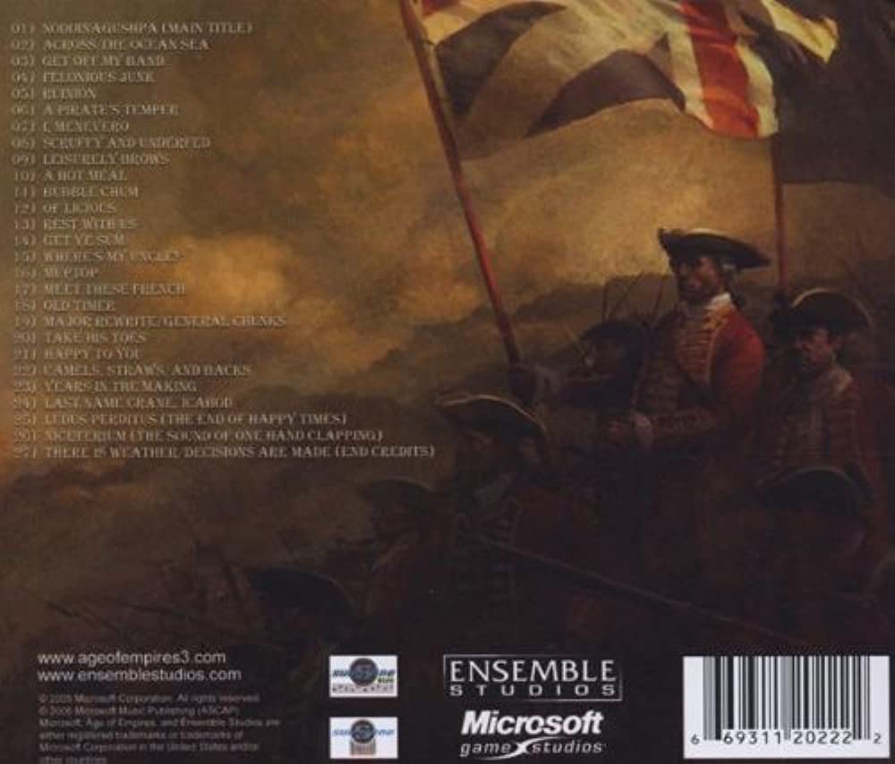 Age of Empires III Original Soundtrack | Audio CD | Back