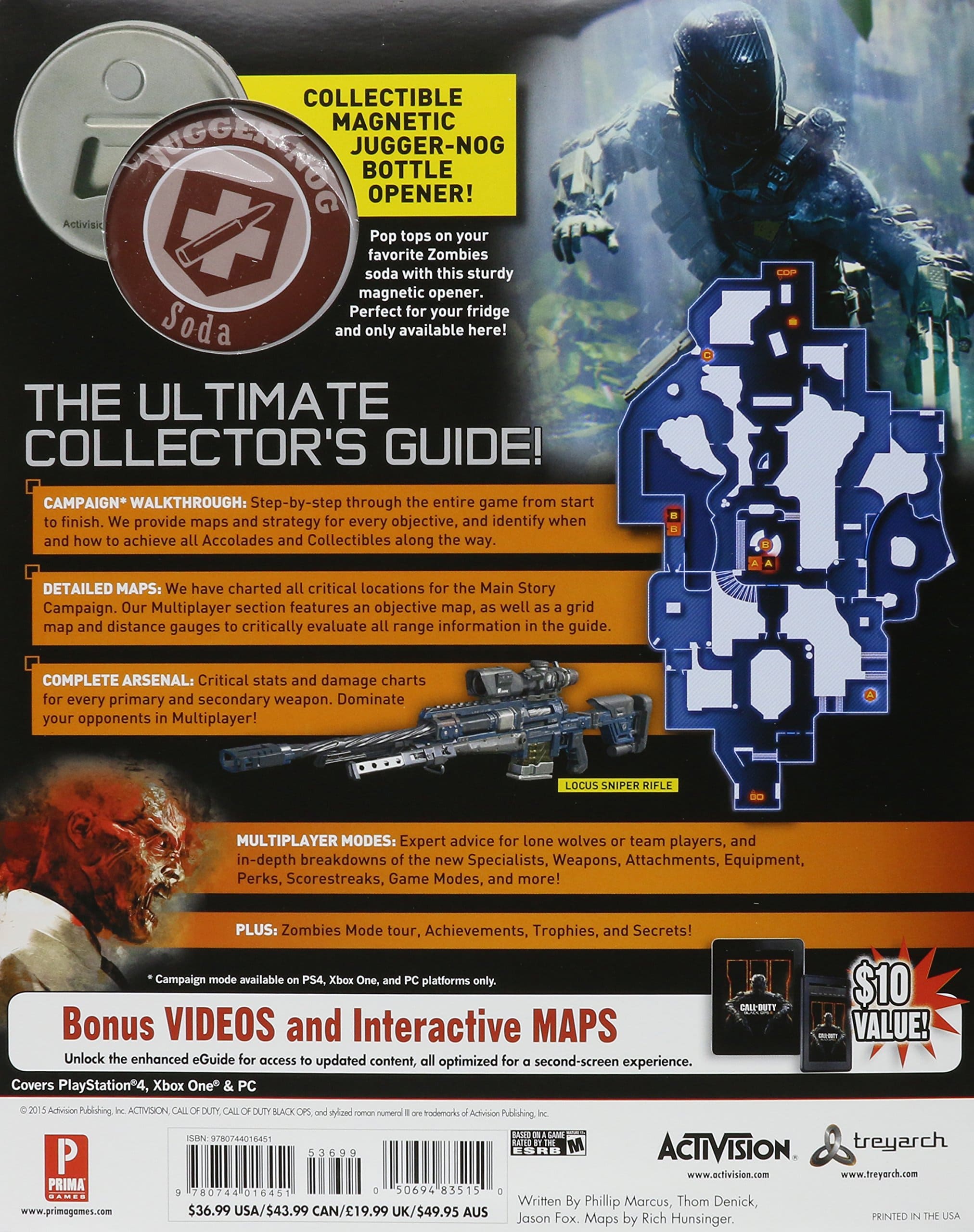 Call of Duty: Black Ops III - Prima Collector’s Edition Guide - Back cover