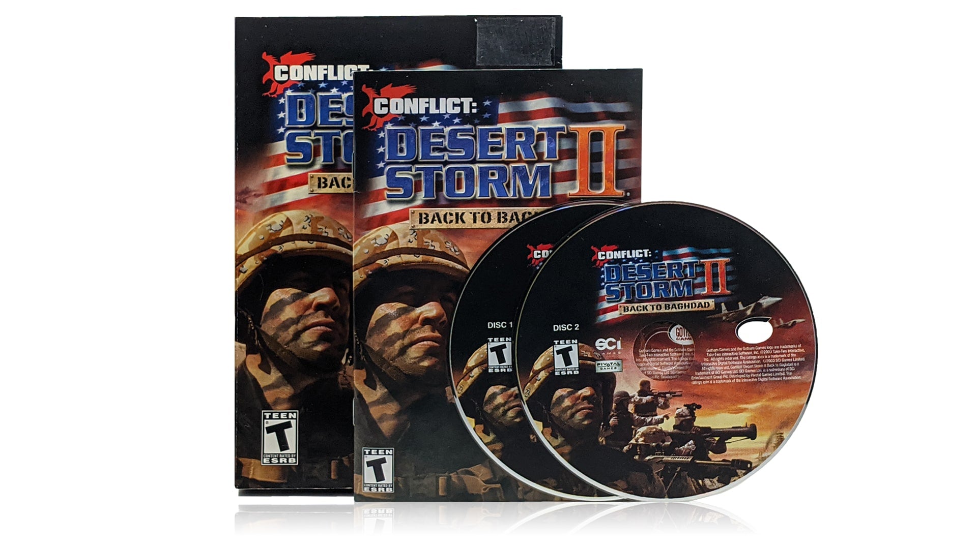 Conflict: Desert Storm II - Back to Baghdad | PC CD-ROM | Box, Manual and Discs