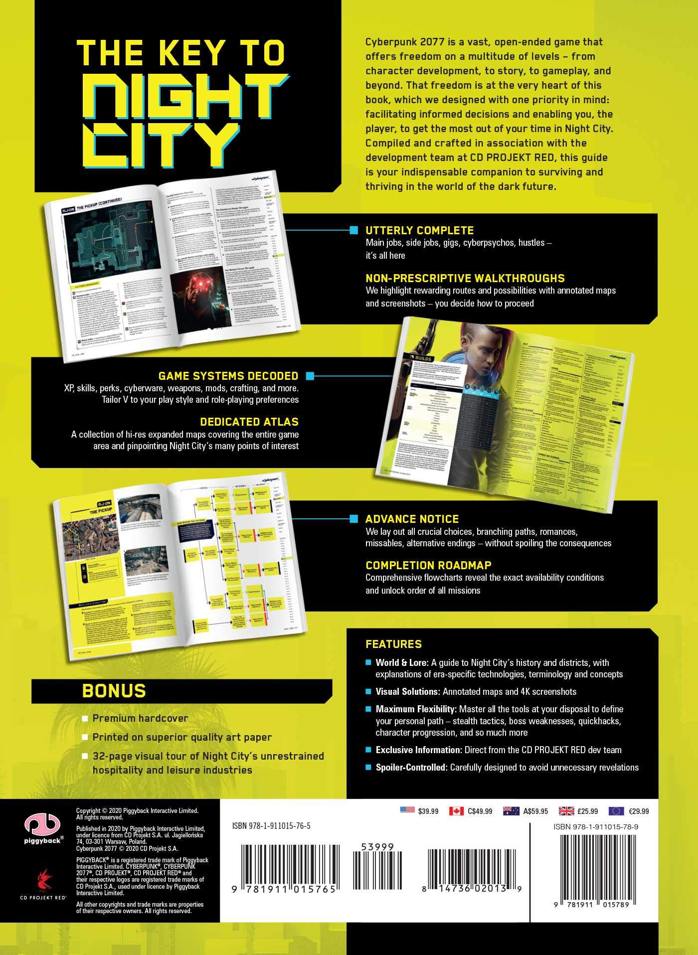Cyberpunk 2077 | The Complete Official Guide | Collector's Edition | Back