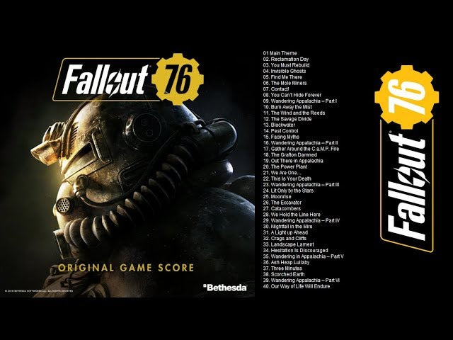 Fallout 76 | Official Game Score | Track listing