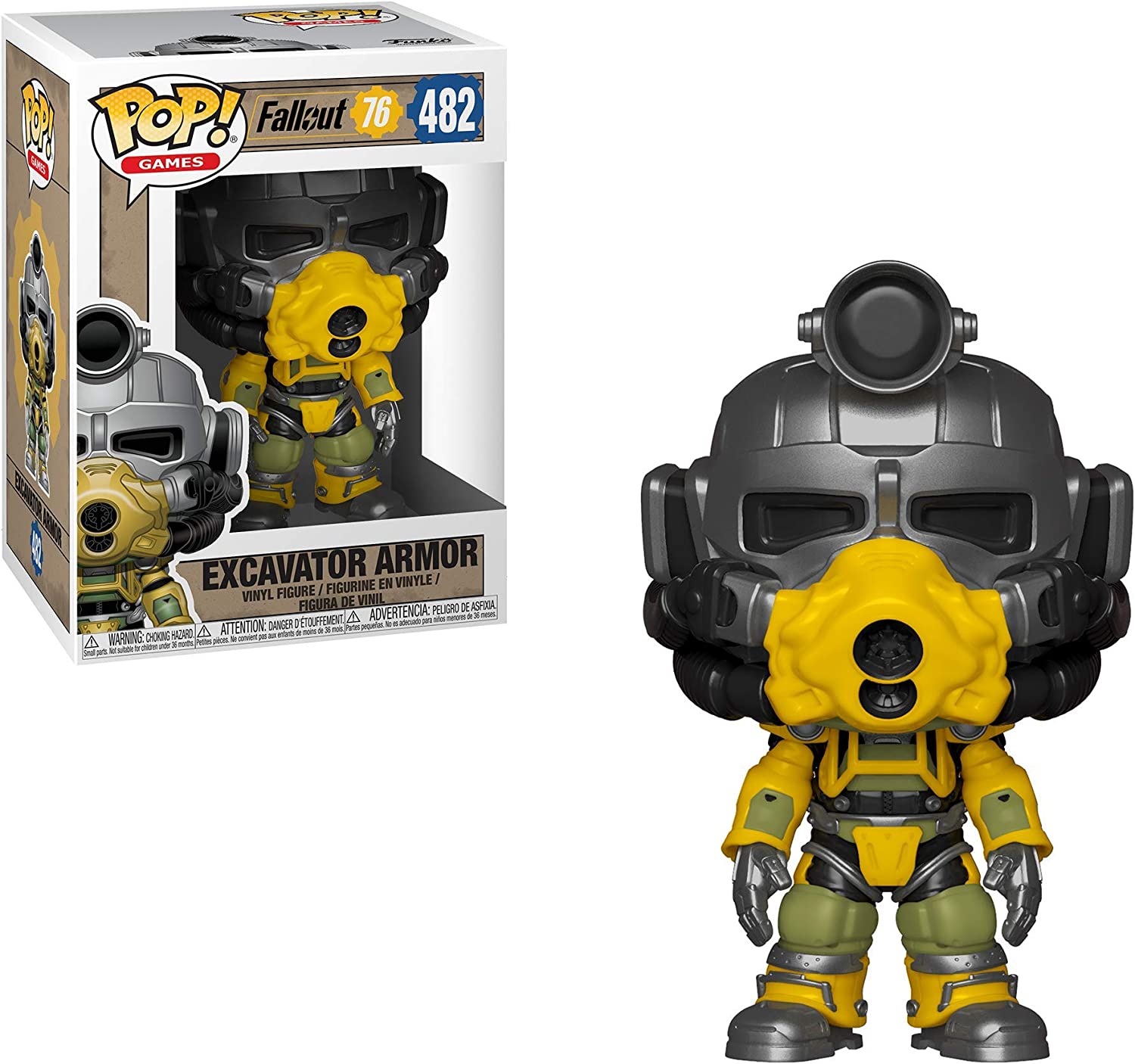 Mascot Head Fallout 76 Vault Boy Power Armor Helmet Funko Pop