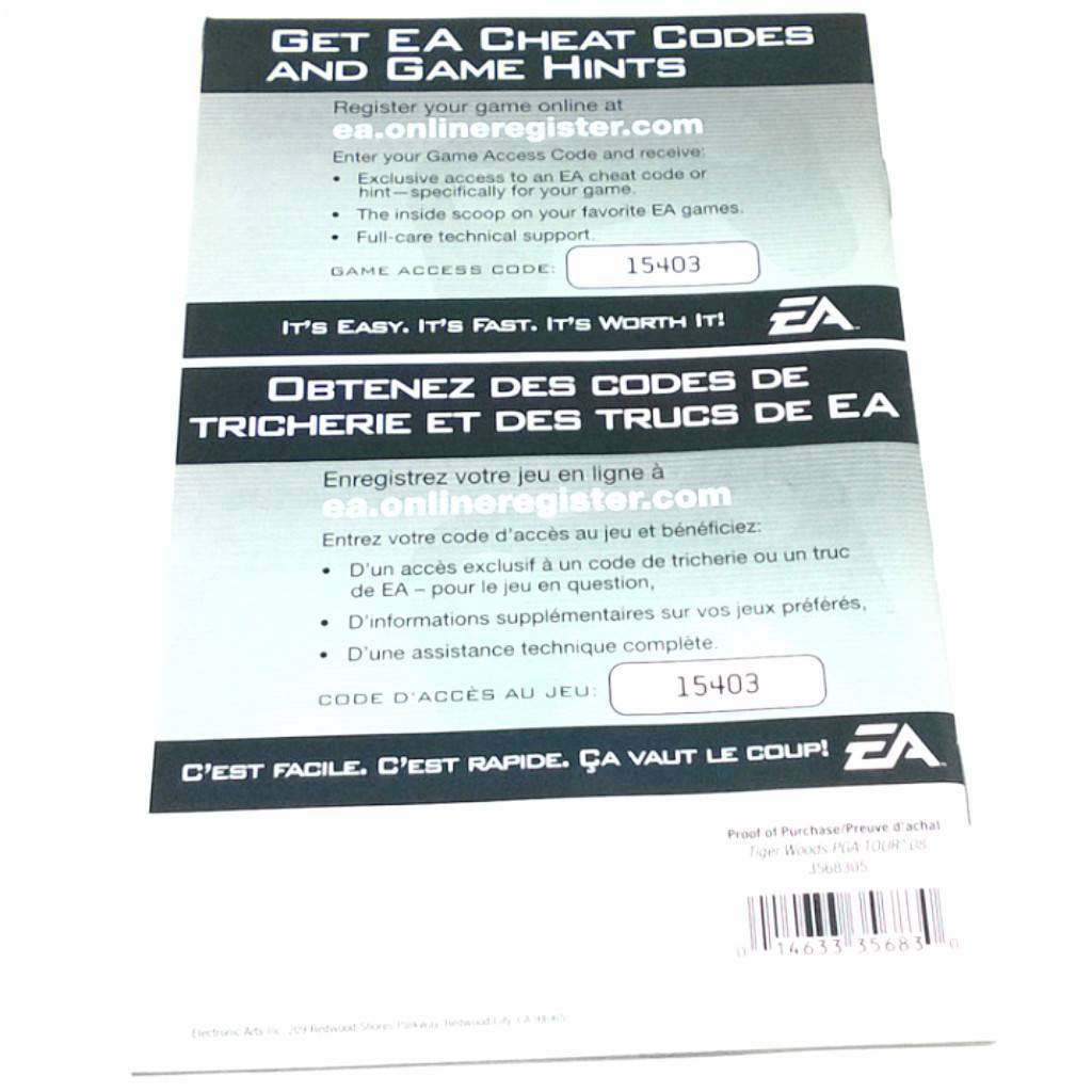 Game - Tiger Woods PGA Tour 08