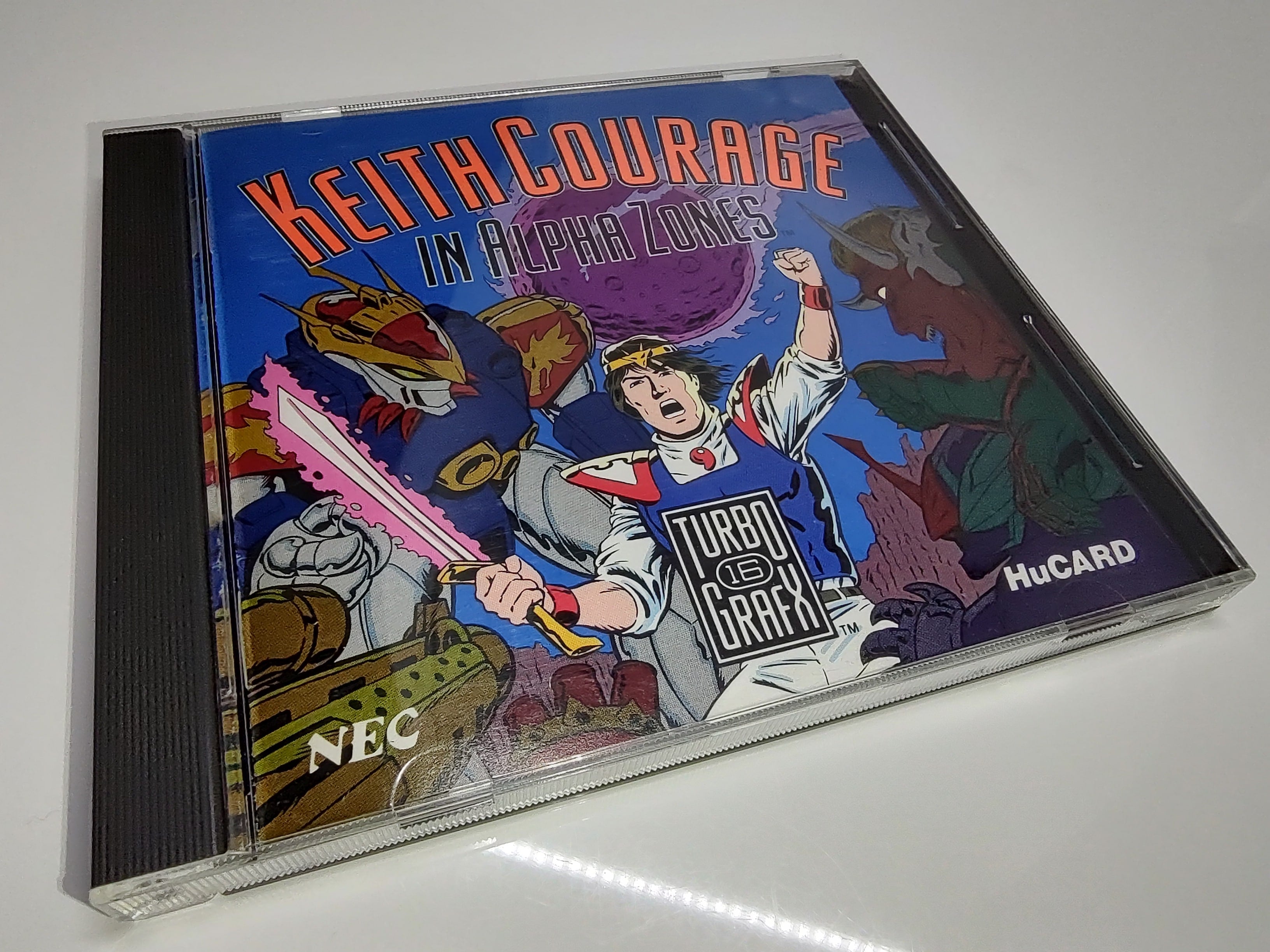 Keith Courage in Alpha Zones | TurboGrafx-16 | Case