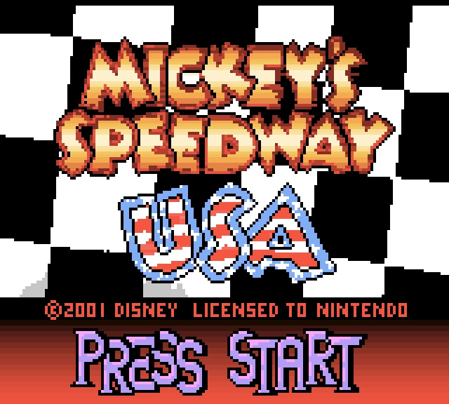 Mickey's Speedway USA | Game Boy Color | Screenshot