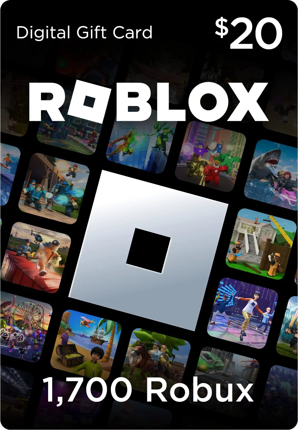 CARTÃO ROBLOX 1700 ROBUX - UP GAMES ONLINE