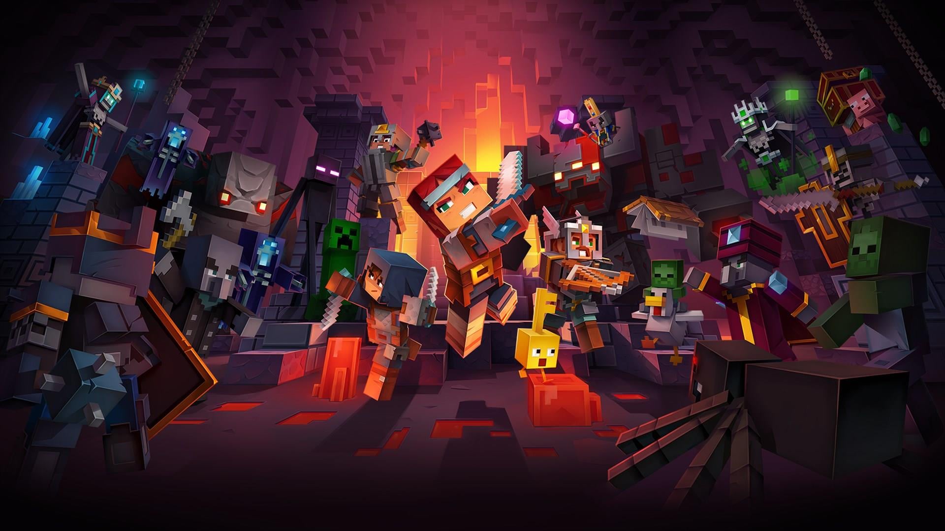 Minecraft Dungeons: Hero Edition | PC | Windows Digital Download | Wallpaper
