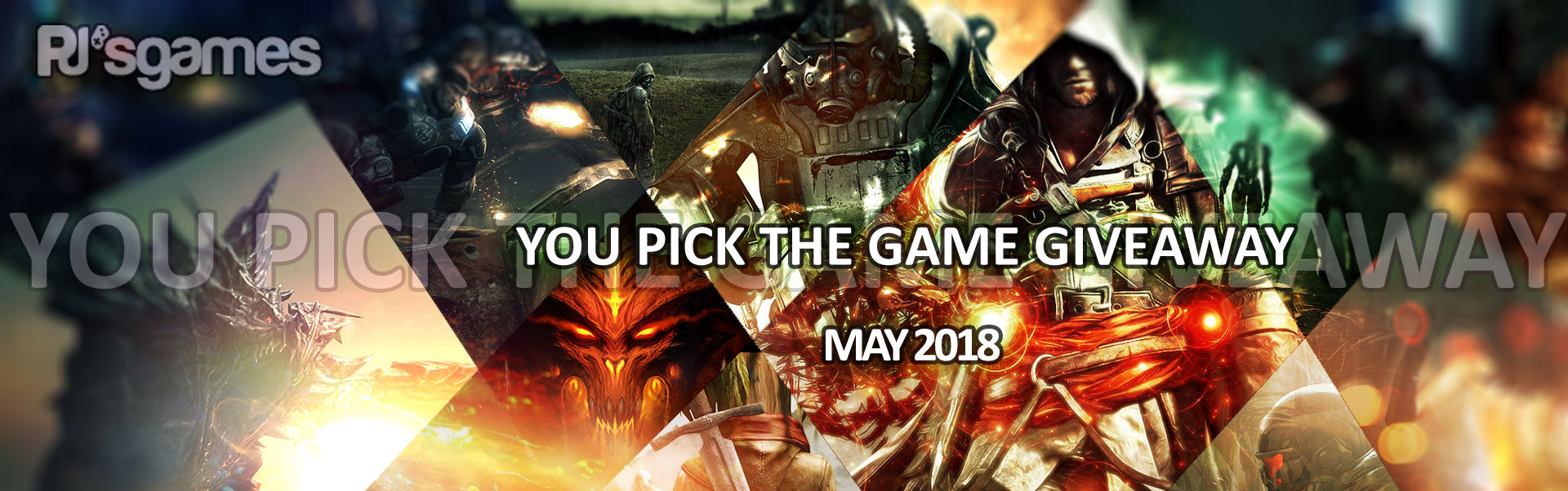 PJ's Games "You Pick The Game" Giveaway May 2018