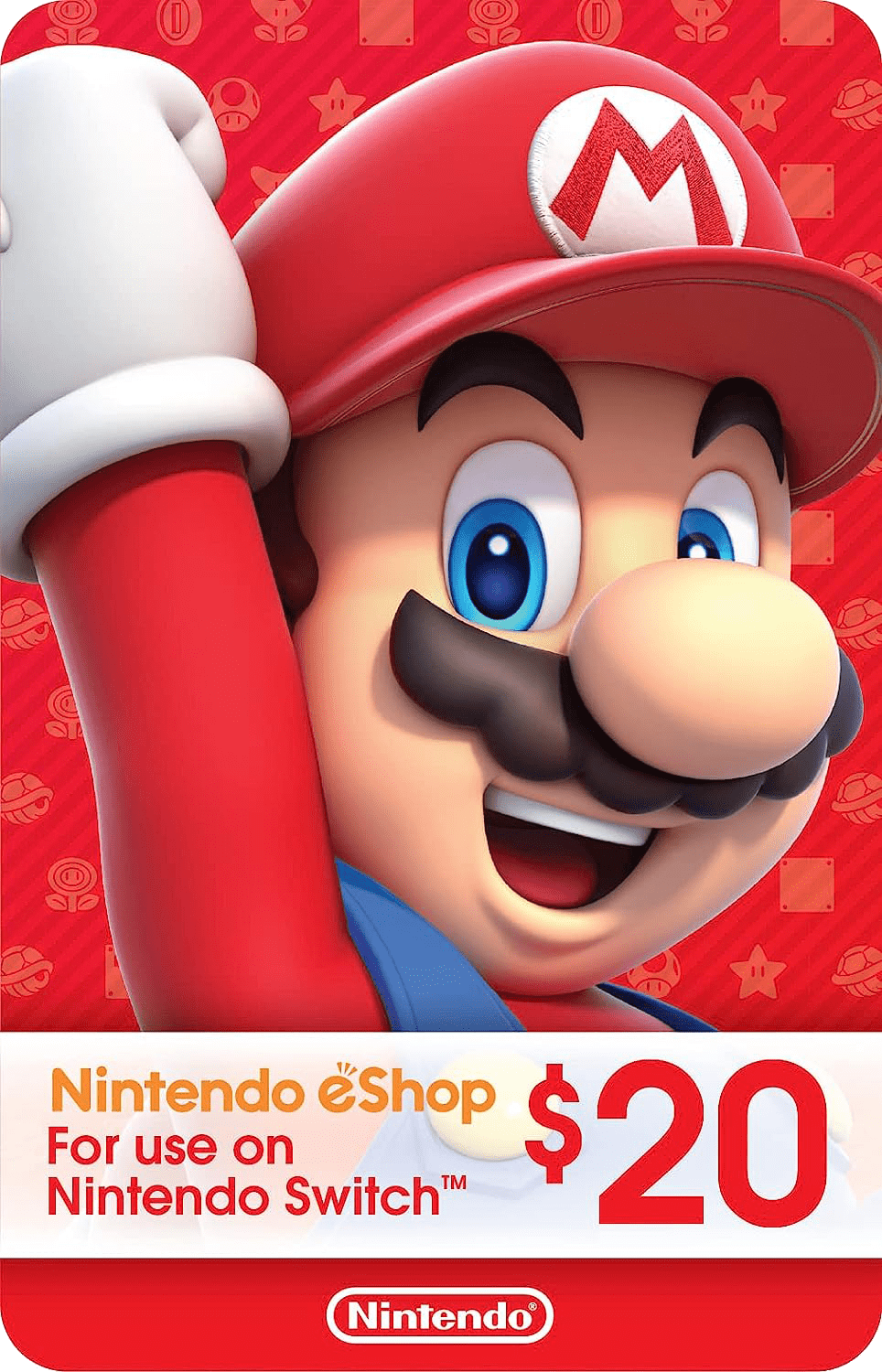 $20 Nintendo eShop Digital Gift Card