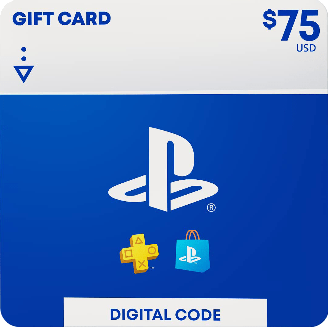 $75 PlayStation Store Digital Gift Card