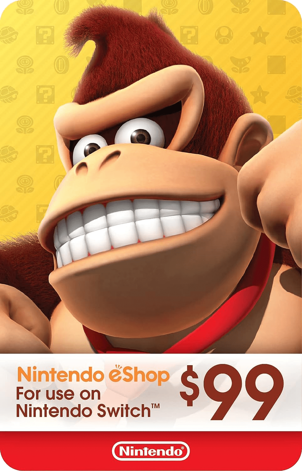$99 Nintendo eShop Digital Gift Card