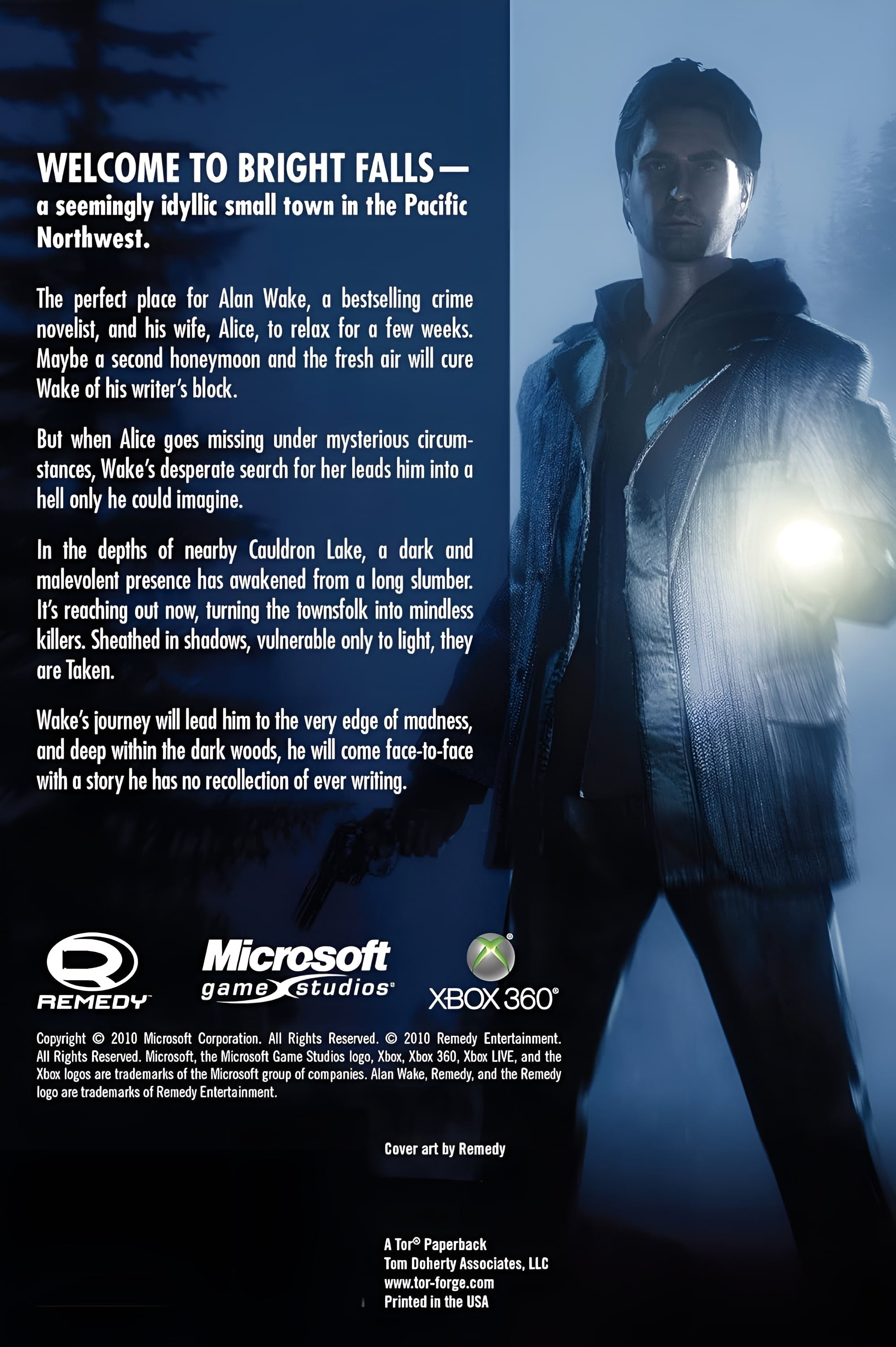 Alan Wake | Paperback | Back cover