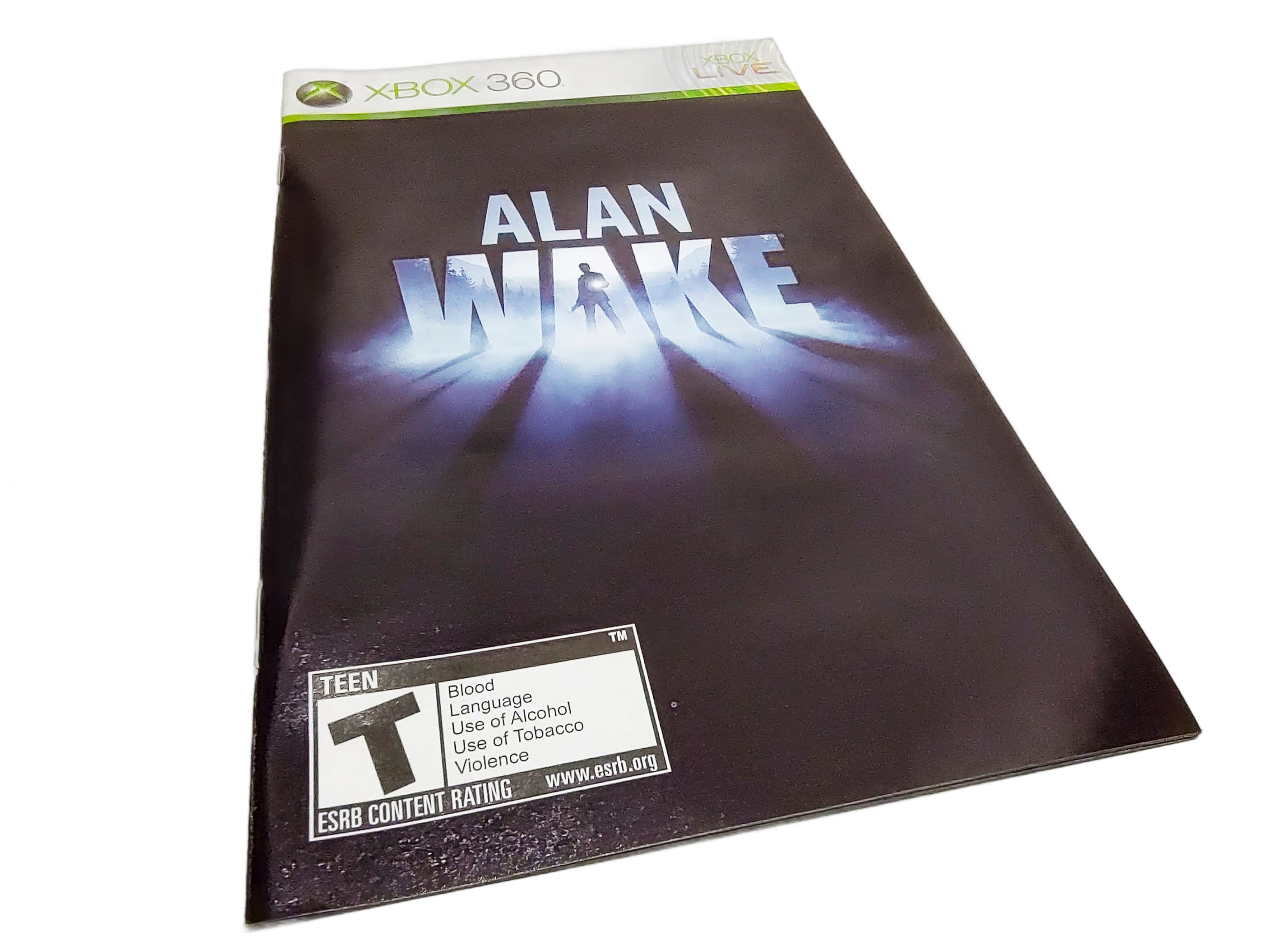 Alan Wake | Xbox 360 Game | Manual