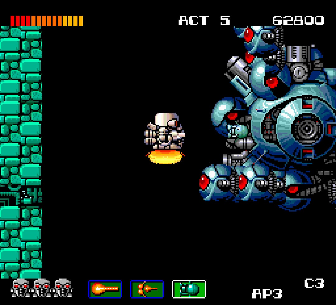 Atomic Robo-Kid Special | PC Engine | Screenshot