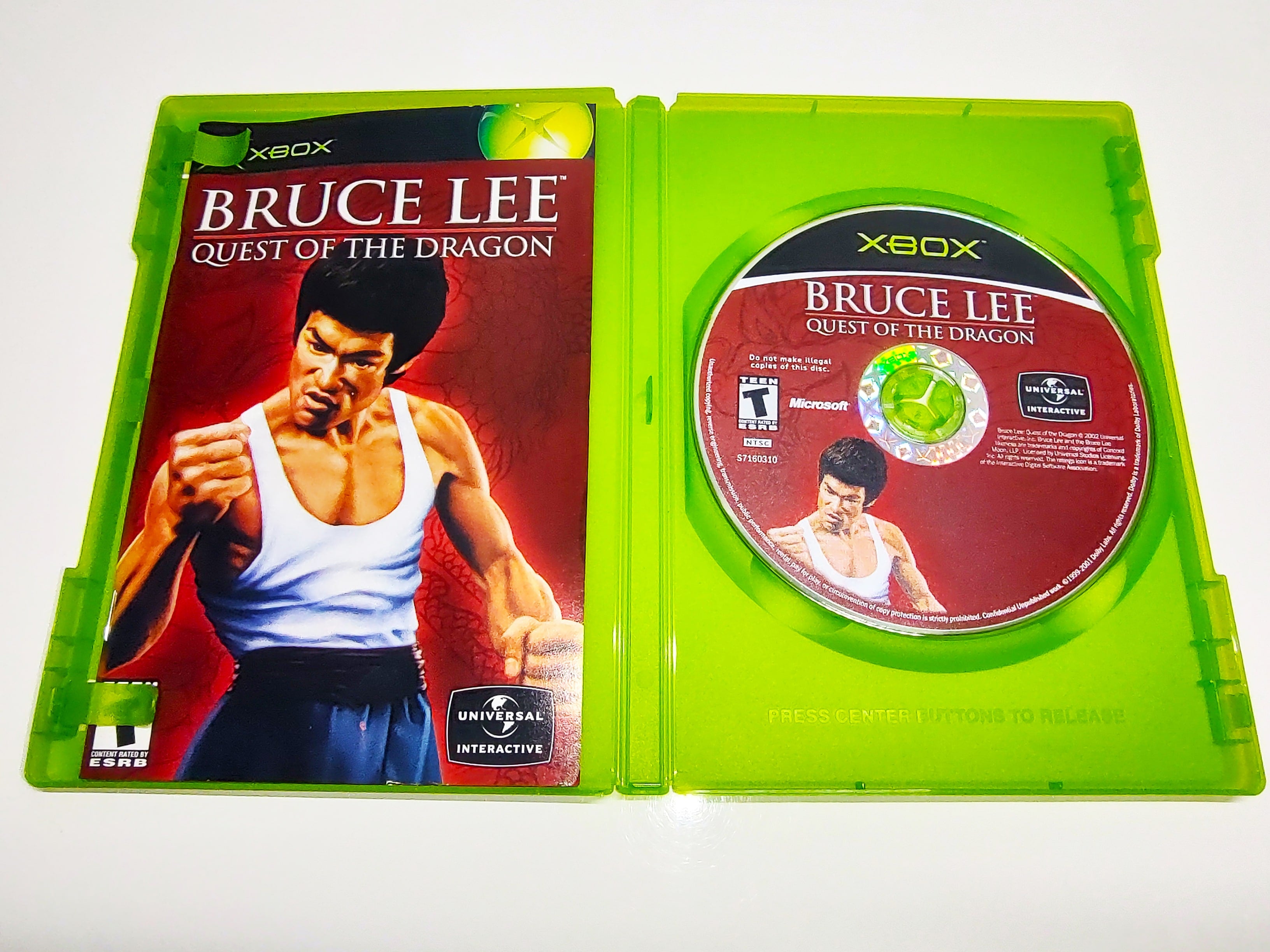 Bruce Lee: Quest of the Dragon | Xbox | Manual and Disc