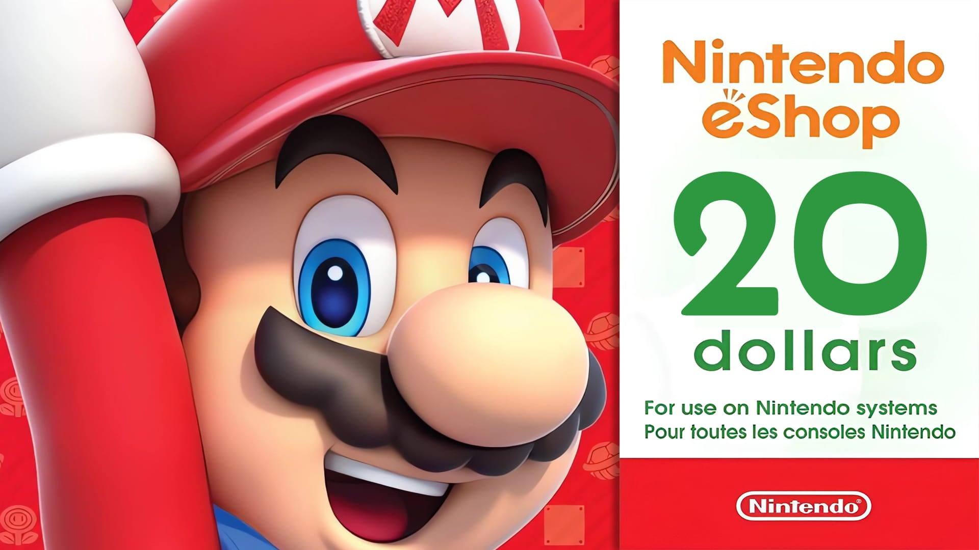 $20 Nintendo eShop Digital Gift Card