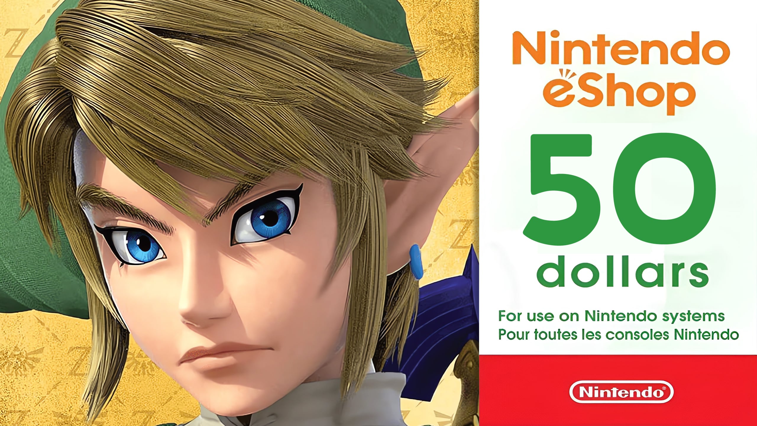 $50 Nintendo eShop Digital Gift Card