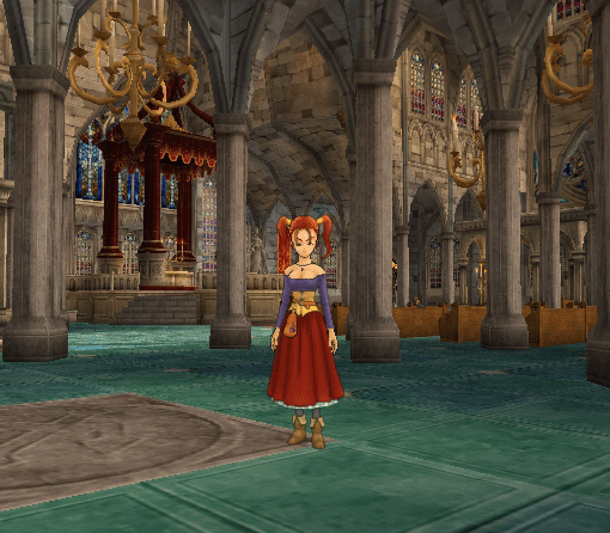 Dragon Quest VIII: Sora to Umi to Daichi to Norowareshi Himegimi | PS2 | Screenshot