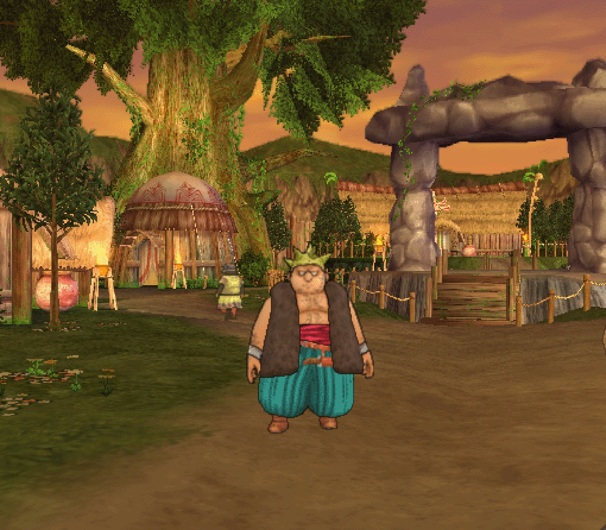 Dragon Quest VIII: Sora to Umi to Daichi to Norowareshi Himegimi | PS2 | Screenshot