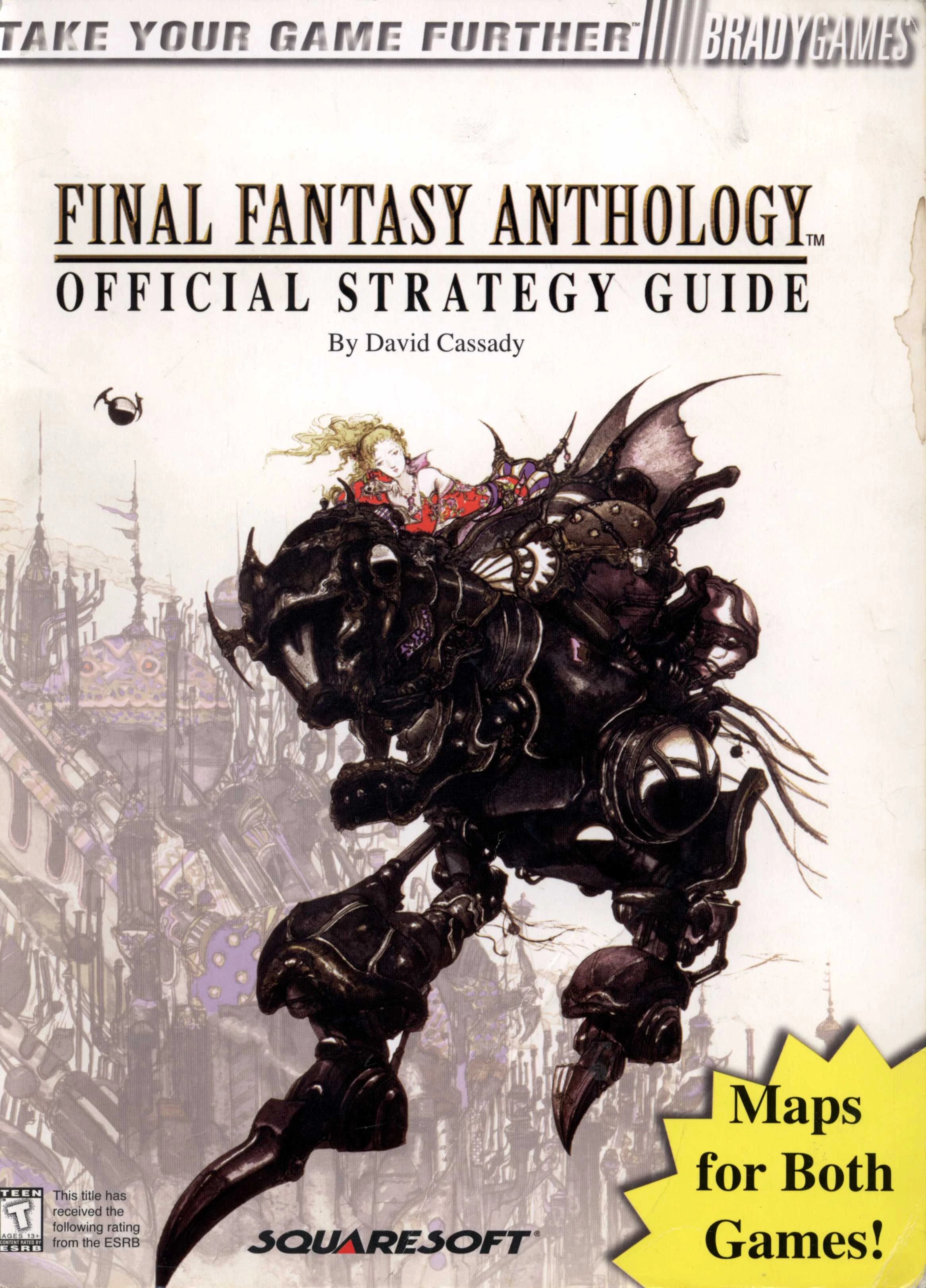 Final Fantasy Anthology Official Strategy Guide | Brady Games | Paperback