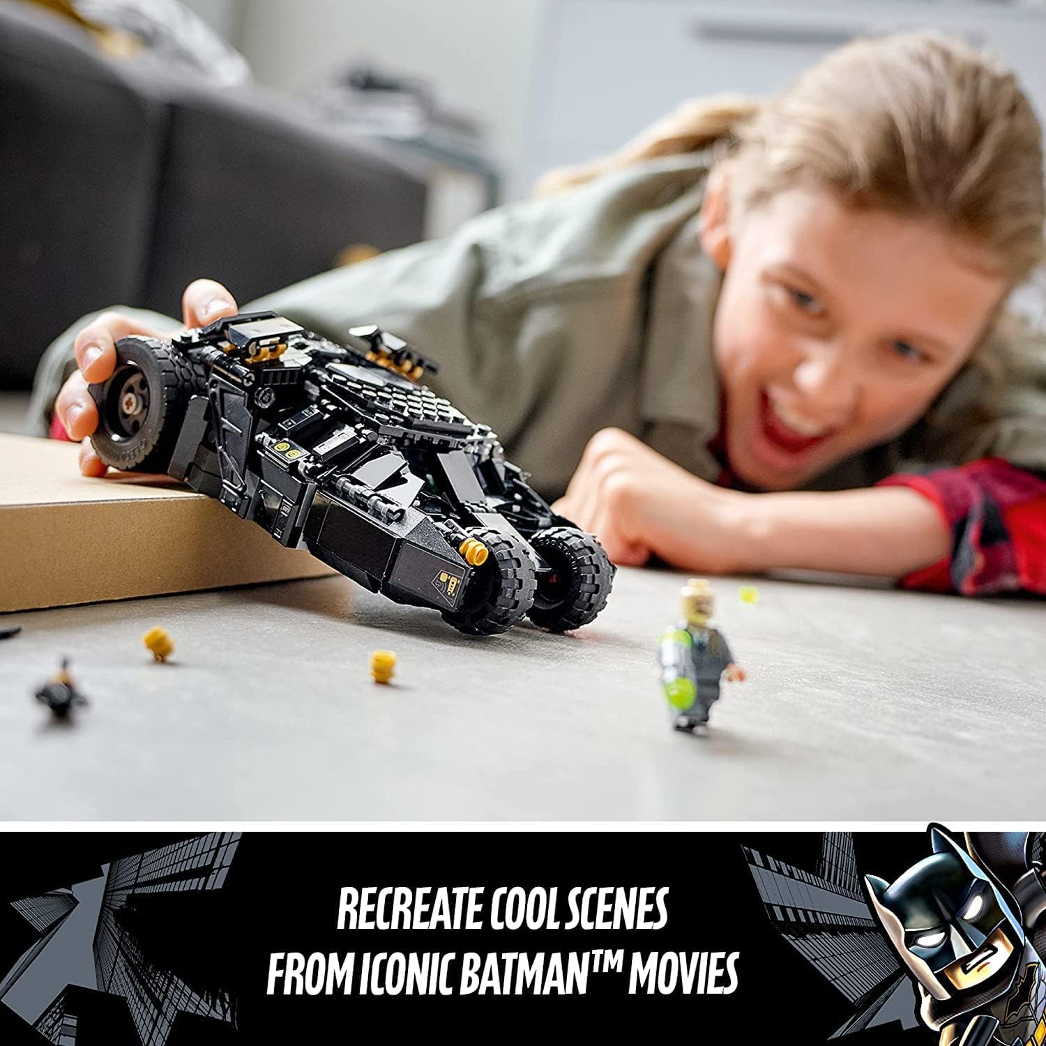 LEGO DC Batman Batmobile Tumbler: Scarecrow Showdown | 76239 Building Kit | Recreate scenes