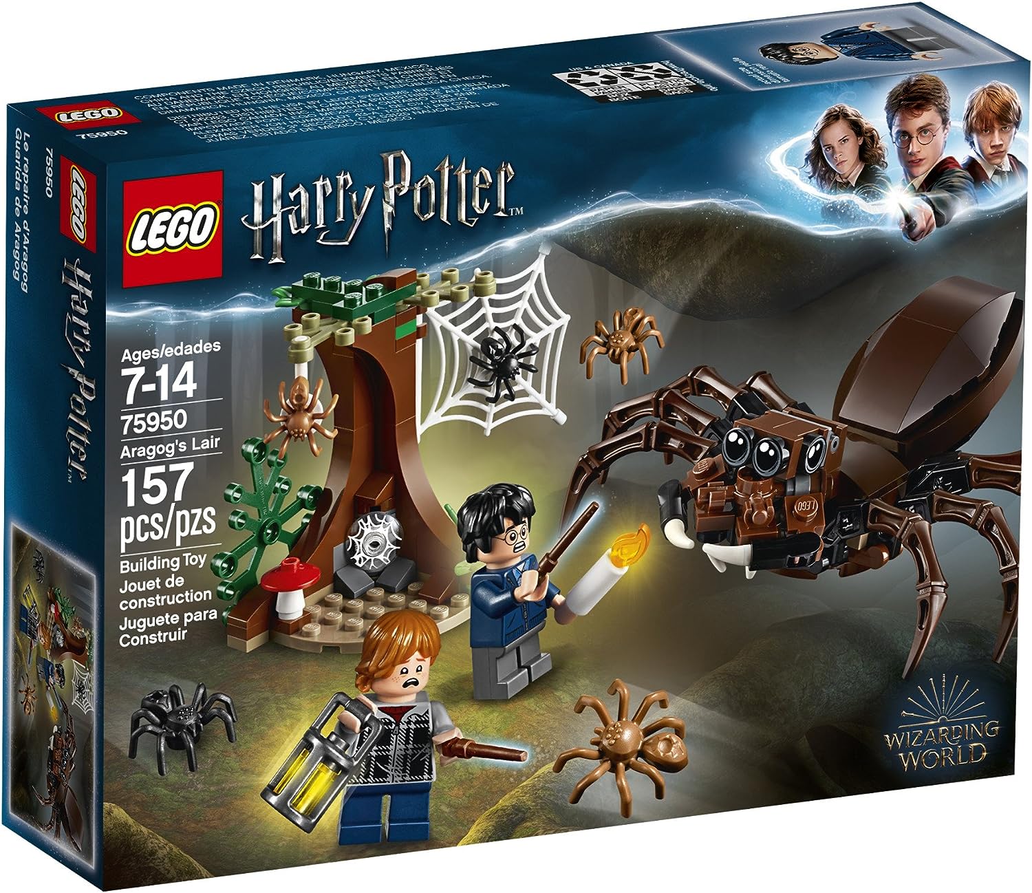 LEGO Harry Potter and The Chamber of Secrets Aragog's Lair | 75950 Building Kit | Box | Front