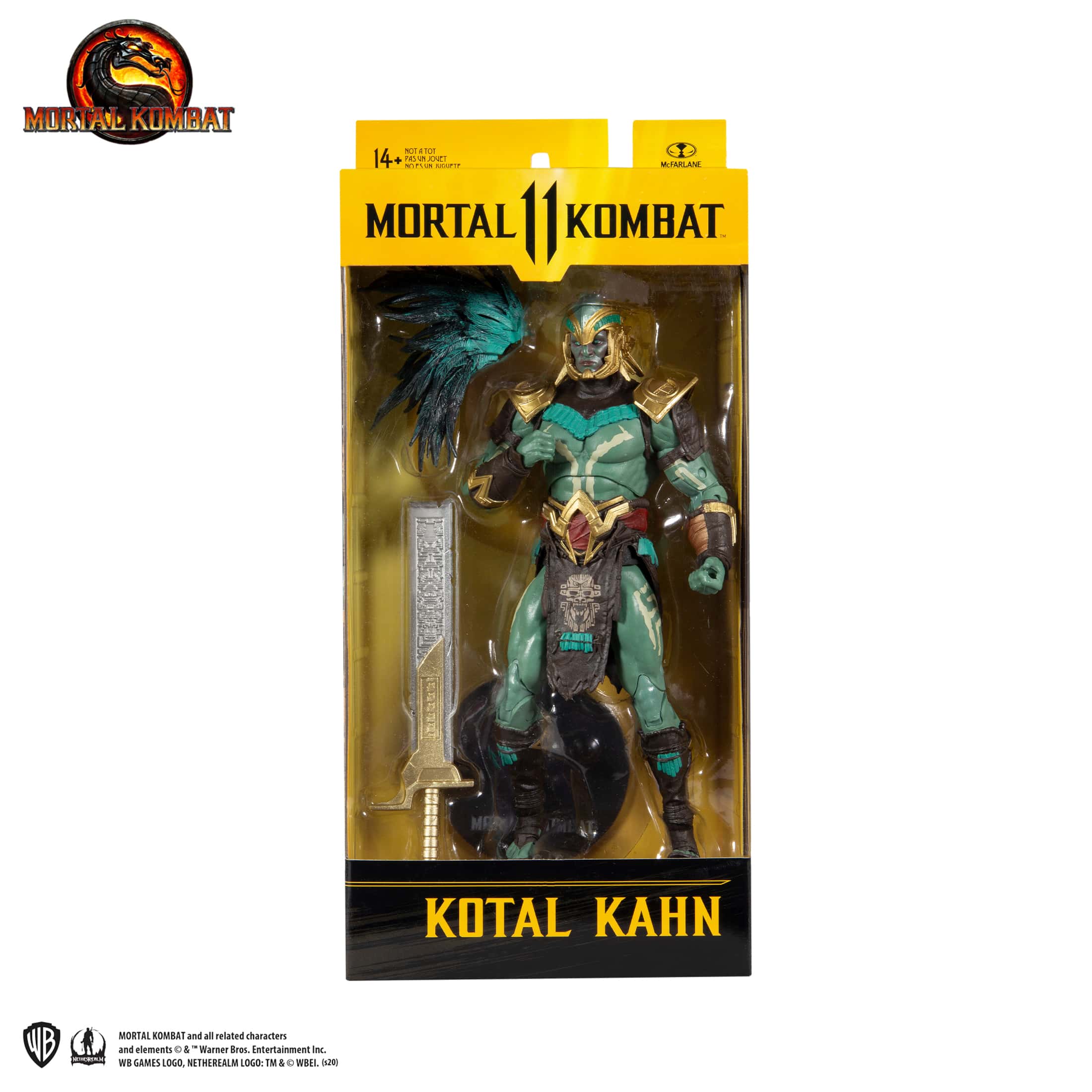 McFarlane Toys | Mortal Kombat 11 | Kotal Kahn 7" Figure | Box | Front