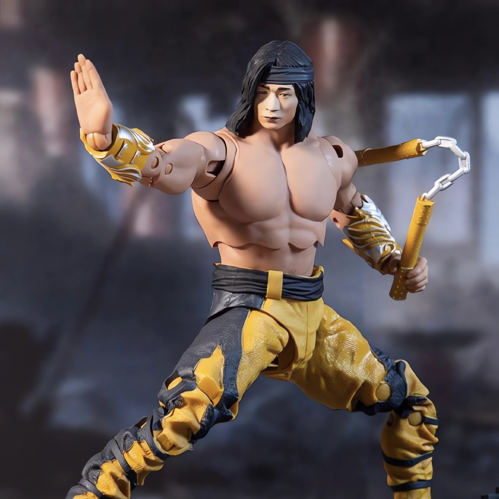 McFarlane Toys | Mortal Kombat 11 | Liu Kang Fighting Abbot Variant 7" Figure