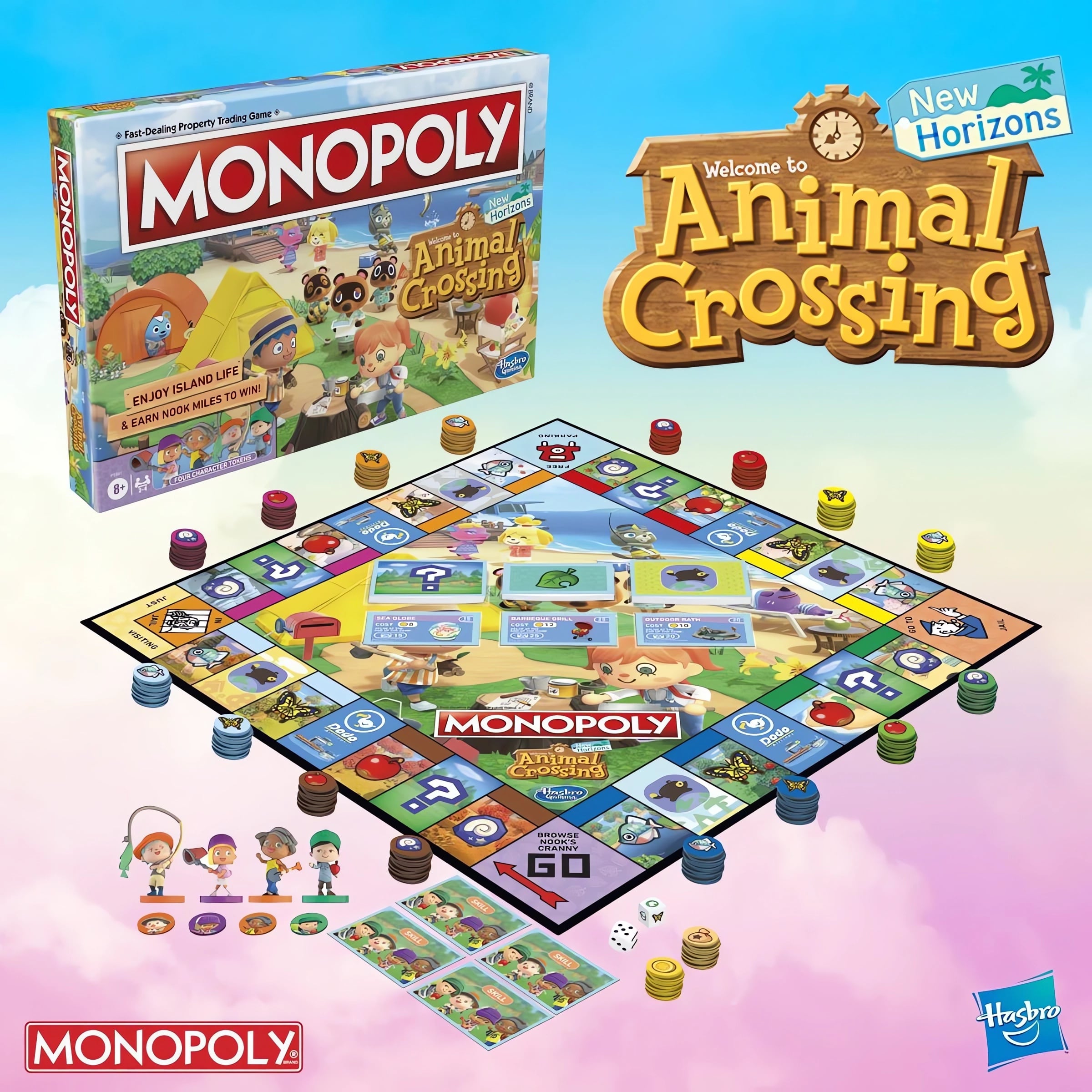 Monopoly Animal Crossing New Horizons Edition Board Game