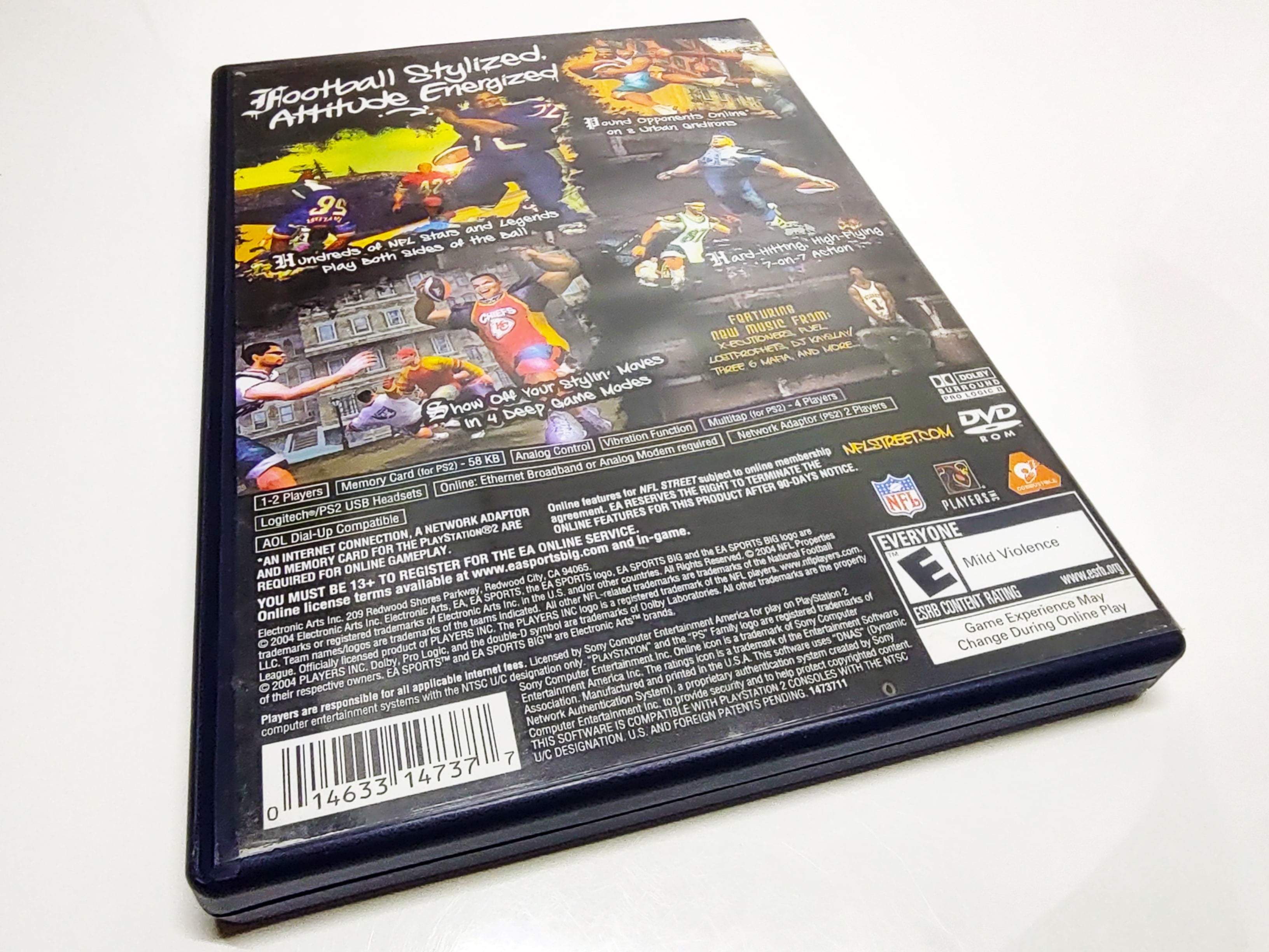 NFL Street | Playstation 2 | Back of case