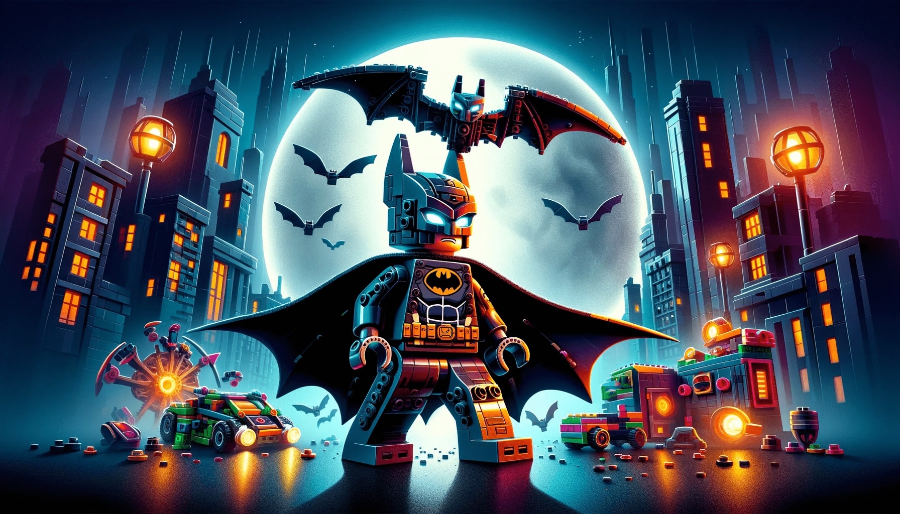 LEGO Batman: The Videogame | Nintendo DS |  Gotham Streets Gameplay