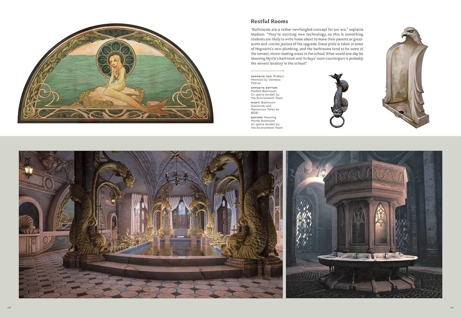 The Art and Making of Hogwarts Legacy Hardcover Page 127