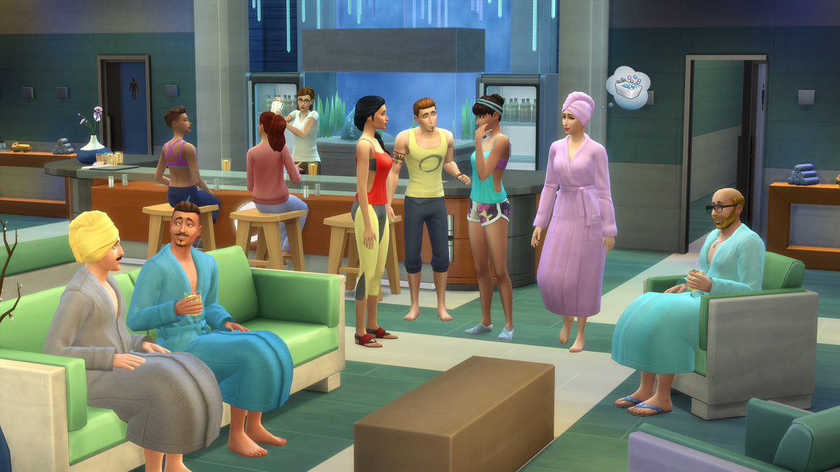 The Sims 4: Spa Day - PC Mac EA app Game - Screenshot